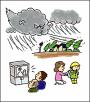 雨雲のやつめ！