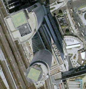 名駅のヘリポート