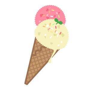 アイスのイラスト＠タカミコーポレーション